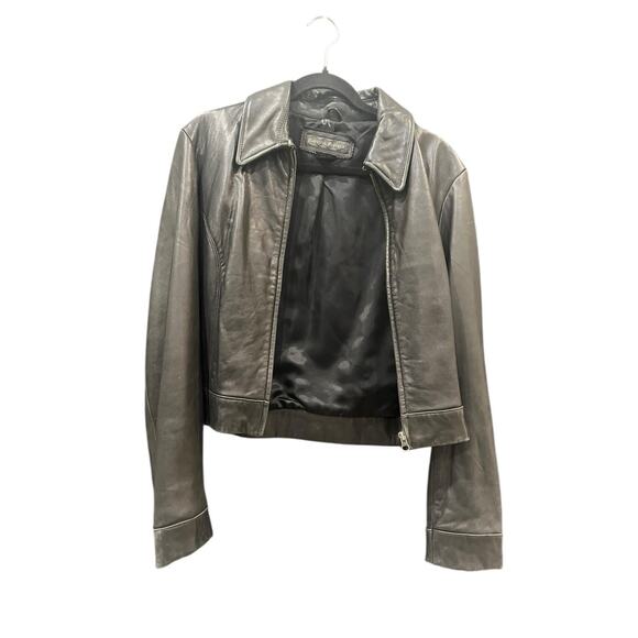 Banana Republic Leather Jacket Size large - Picture 1 of 3